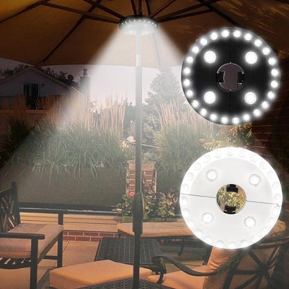 Frendorf | 28 LED Sonnenschirmmast Außenlicht mit einstellbarer Helligkeit