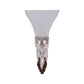 Frendorf | Aflopend Gele Glazen Wandlamp Retro Stijl 1 Kop Leefkamer Wandgemonteerde Lamp met Gouden/Zilver/Wit en Gouden Achterplaat