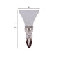 Frendorf | Aflopend Gele Glazen Wandlamp Retro Stijl 1 Kop Leefkamer Wandgemonteerde Lamp met Gouden/Zilver/Wit en Gouden Achterplaat