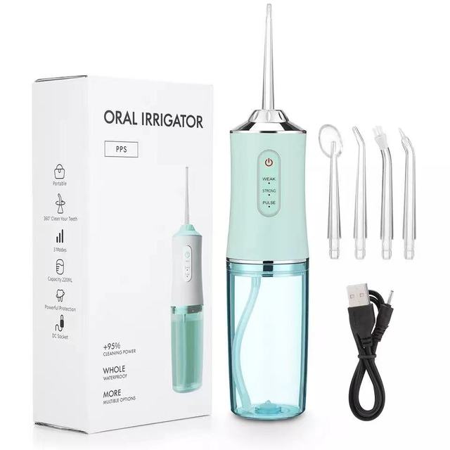 Frendorf | Wasserdichter Irrigator Dentalreiniger, kabelloser & wiederaufladbarer Wasserzahnseide