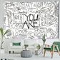 Traum Positive Inspirierende Wandteppich Dekor
