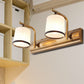 Frendorf | 2/3 Lampen Zylinder Wandmontierte Beleuchtung Vintage Gold-Finish Opal Geblasenes Glas Wandbeleuchtung