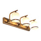 Frendorf | 2/3 Lampen Zylinder Wandmontierte Beleuchtung Vintage Gold-Finish Opal Geblasenes Glas Wandbeleuchtung