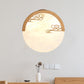 Frendorf | 8"/9" H 1 Licht Ronde Wand Gemonteerde Licht Traditioneel Wit Acryl Wandlamp voor Eetkamer