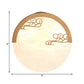 Frendorf | 8"/9" H 1 Licht Ronde Wand Gemonteerde Licht Traditioneel Wit Acryl Wandlamp voor Eetkamer