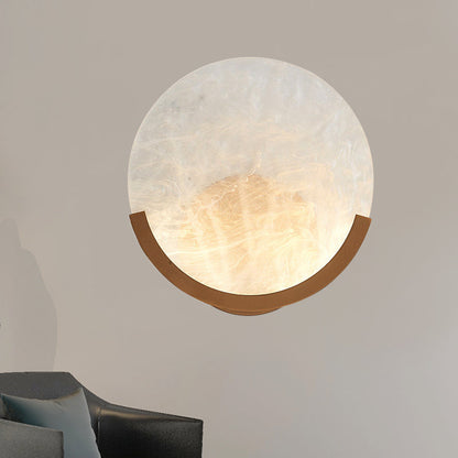 Frendorf | 8"/9" H 1 Licht Ronde Wand Gemonteerde Licht Traditioneel Wit Acryl Wandlamp voor Eetkamer