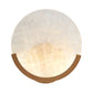 Frendorf | 8"/9" H 1 Licht Ronde Wand Gemonteerde Licht Traditioneel Wit Acryl Wandlamp voor Eetkamer
