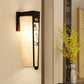 Frendorf | Schwarz Cloud/Trellis/Linear Wandbeleuchtung Traditionelle 1 Licht Flur Wandleuchte mit Zylinder Schirm