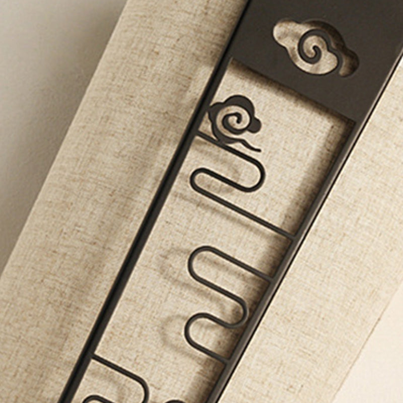 Frendorf | Schwarz Cloud/Trellis/Linear Wandbeleuchtung Traditionelle 1 Licht Flur Wandleuchte mit Zylinder Schirm