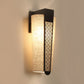 Frendorf | Schwarz Cloud/Trellis/Linear Wandbeleuchtung Traditionelle 1 Licht Flur Wandleuchte mit Zylinder Schirm