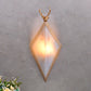 Frendorf | 16"/19" H Paneel Plastic Wandmontage Verlichting Traditionele 1 Licht Woonkamer Opbouwlamp in Wit