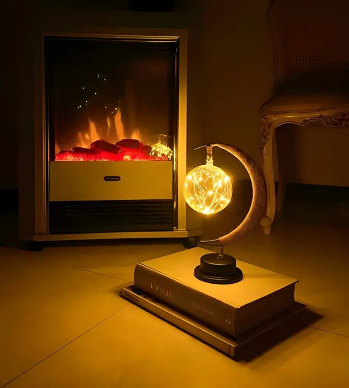 Frendorf | LunarGlow Magische Mondlampe | LED Stimmungslicht | 3D-Druck Design | Dekorative Beleuchtung für Zuhause