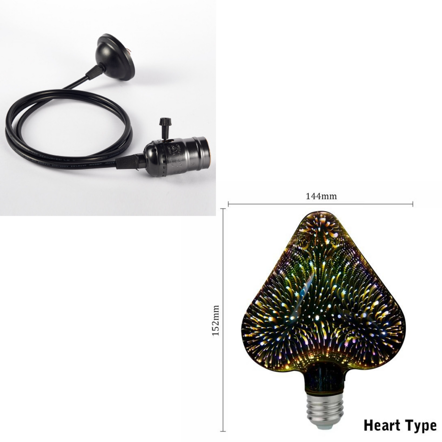 3D LED Feuerwerksbirne