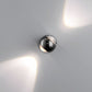 Frendorf | Arcano LED Wandleuchte | Nordic Design | Halbrundes Aluminium | Up-Down Beleuchtung für Schlafzimmer