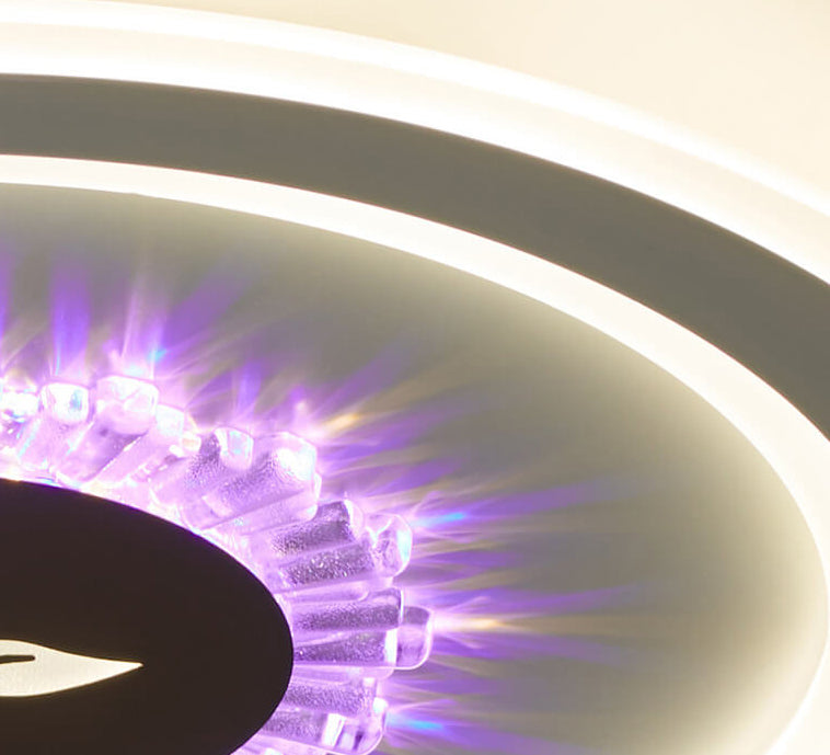 Frendorf | Lumivolt Astra LED Deckenleuchte | Modernes Acryl-Design | Farbwechsel | Dimmbar mit Fernbedienung