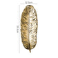 Nordic Light Luxury Stil auf goldener Federplatte Retro Schmuckplatte Aufbewahrung Platte Snack Platte Wohnkultur