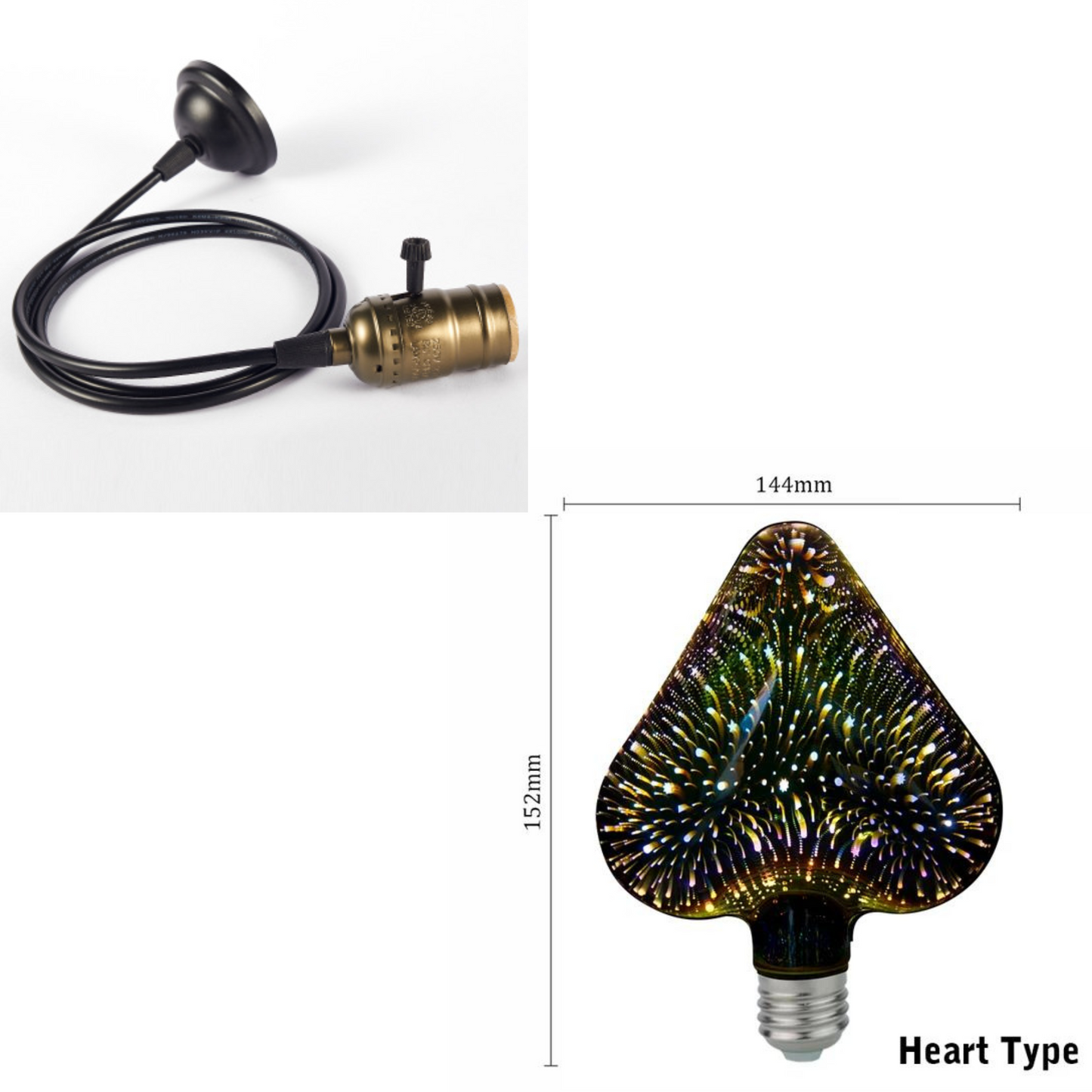 3D LED Feuerwerksbirne