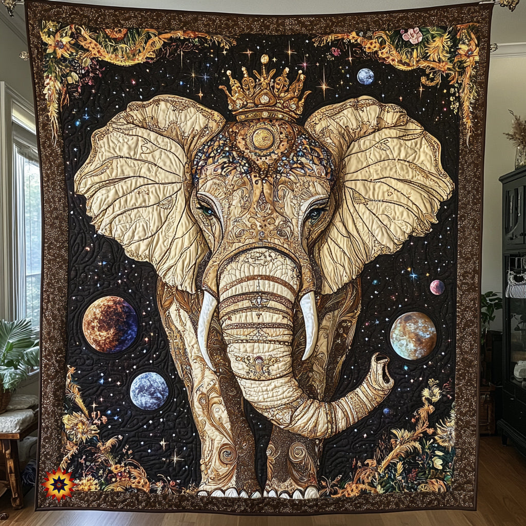 Elefant Königin Quilt