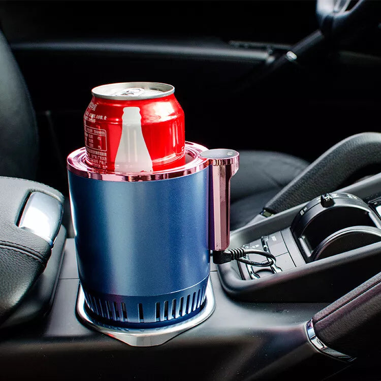 Frendorf | 2 Inl Auto Heizung Kühlung Becher 12V Smart Auto Becherhalter Digitalanzeige der Temperatur