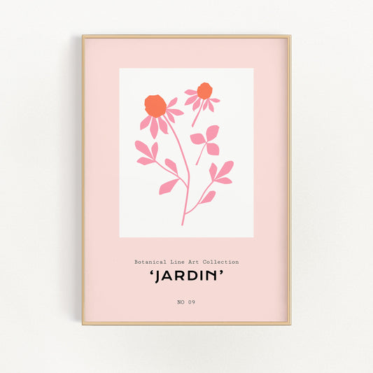 Jardin - Pinke Blumen