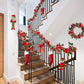 2M LED Weihnachtsgirlande Lichterketten künstliche rote Beeren Stechpalme Blätter Efeu Weinrebe für Weihnachtsbaum Ornament Heimdekoration