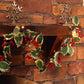 2M LED Weihnachtsgirlande Lichterketten künstliche rote Beeren Stechpalme Blätter Efeu Weinrebe für Weihnachtsbaum Ornament Heimdekoration