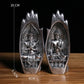 2 Stück Buddha Statue Hände Skulpturen Mönch Figur Tathagata Indien Yoga Fengshui Wohnkultur Ornament Zubehör