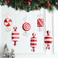 2Stk Weihnachtsdekoration Große Zuckerstange DIY Weihnachtsbaum Hängend Anhänger Zuhause Weihnachtsfeier Geschenke Neujahr Geschenk 2024 Navidad