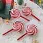 2Stk Weihnachtsdekoration Große Zuckerstange DIY Weihnachtsbaum Hängend Anhänger Zuhause Weihnachtsfeier Geschenke Neujahr Geschenk 2024 Navidad