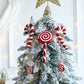 2Stk Weihnachtsdekoration Große Zuckerstange DIY Weihnachtsbaum Hängend Anhänger Zuhause Weihnachtsfeier Geschenke Neujahr Geschenk 2024 Navidad
