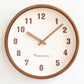 Natürliche Holzrunde stille Wanduhr Deco Clock