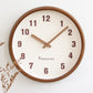 Natürliche Holzrunde stille Wanduhr Deco Clock