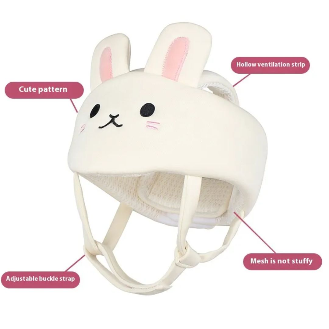 Frendorf | Baby Schutzhelm mit Tiermotiv – Weicher Kopfschutz für Kleinkinder