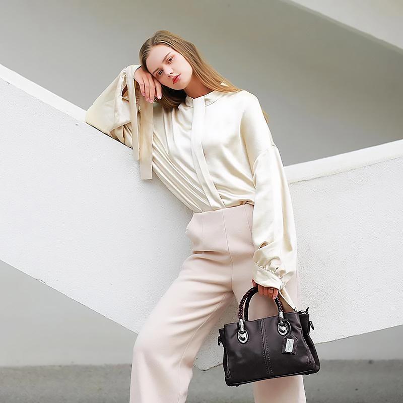 Frendorf | Boston Leder-Handtasche für Damen