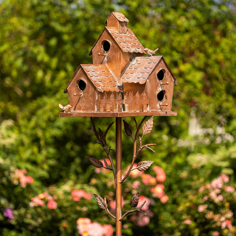 Vogelhaus Gartenpfähle