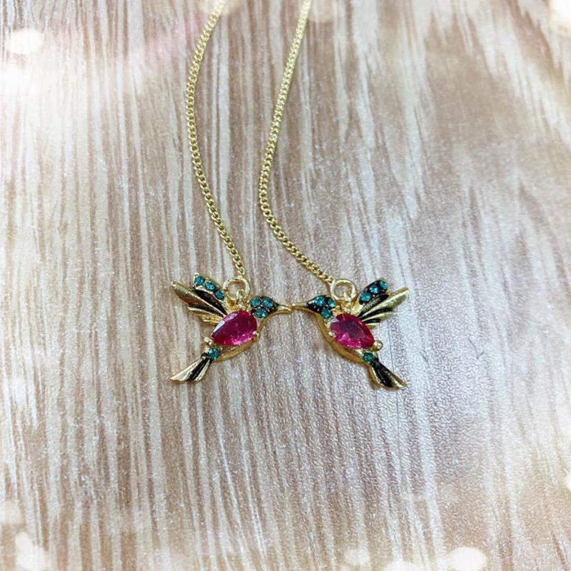 Frendorf | Elegante Kolibri Strass Ohrstecker