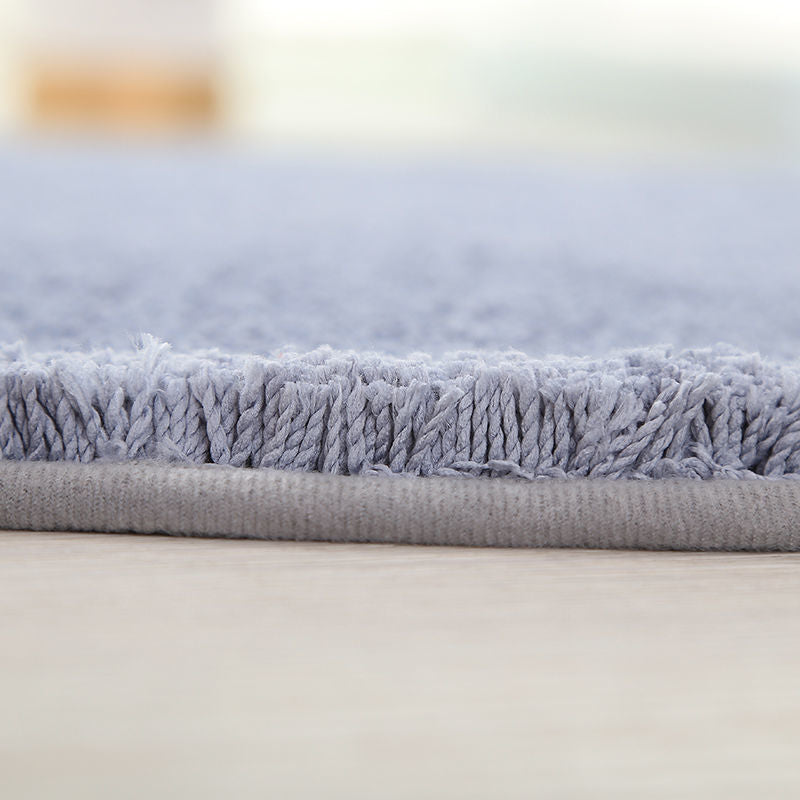 Feblilac Halbrund Solid Gold Gepolsterte Badematte, Mehrere Größen Weiches Plüsch Wasser-Absorbierend, Rutschfeste Toilettamatte, Weicher Dicke Badezimmerteppich, Reine Badezimmermatten, Einfache Beste Baderugs, Heiße Duschmatte Rutschfest, Toilettenmatte