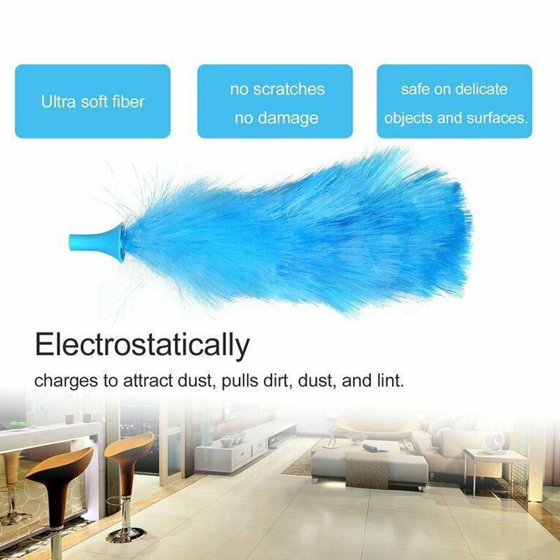 360° drehbarer elektrischer Spin-Duster motorisierter Staubwedel mit 2 Bürsten