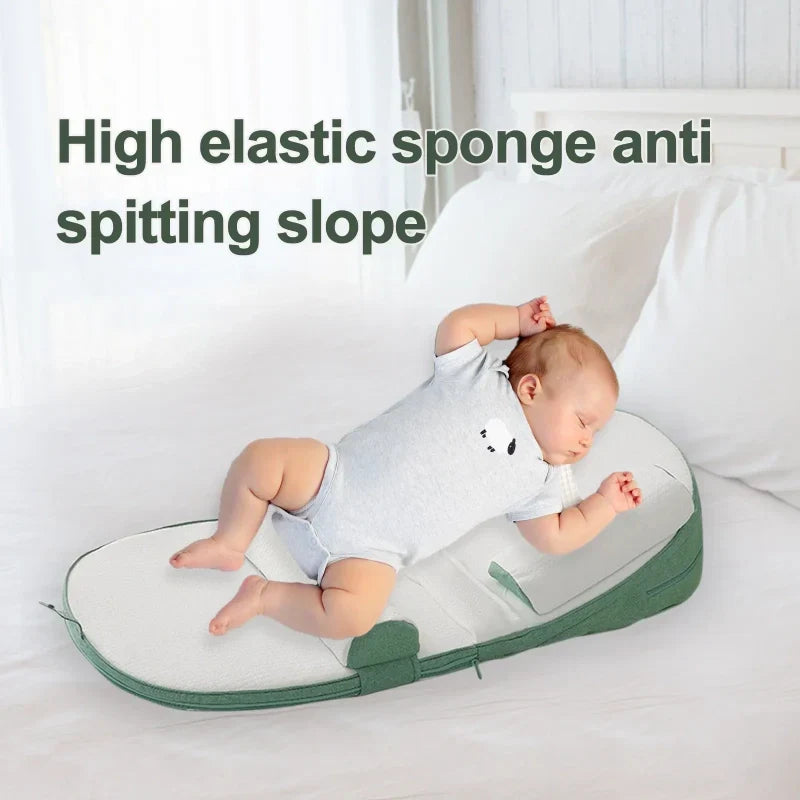 Frendorf | Baby Wedge Seitenschläferkissen Bett Reflux Anti-Roll Neugeborenenbett