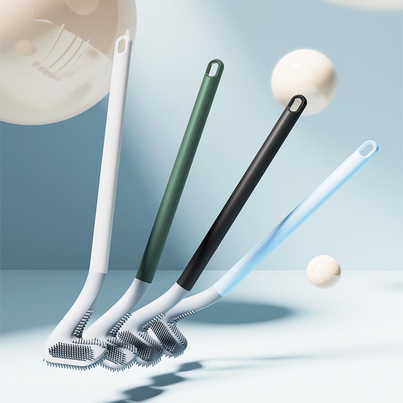 Langer Griff Flexible Silikon Golf WC-Bürste