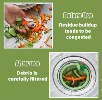 Frendorf | Automatischer Kaktus-Spülensieb – Berührungslose Müllentsorgung