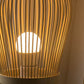 Frendorf | BambuLux Handgewebte Wandlampe | Moderner Bambus-Lampenschirm | 1-flammig | Umweltfreundliche Beleuchtung