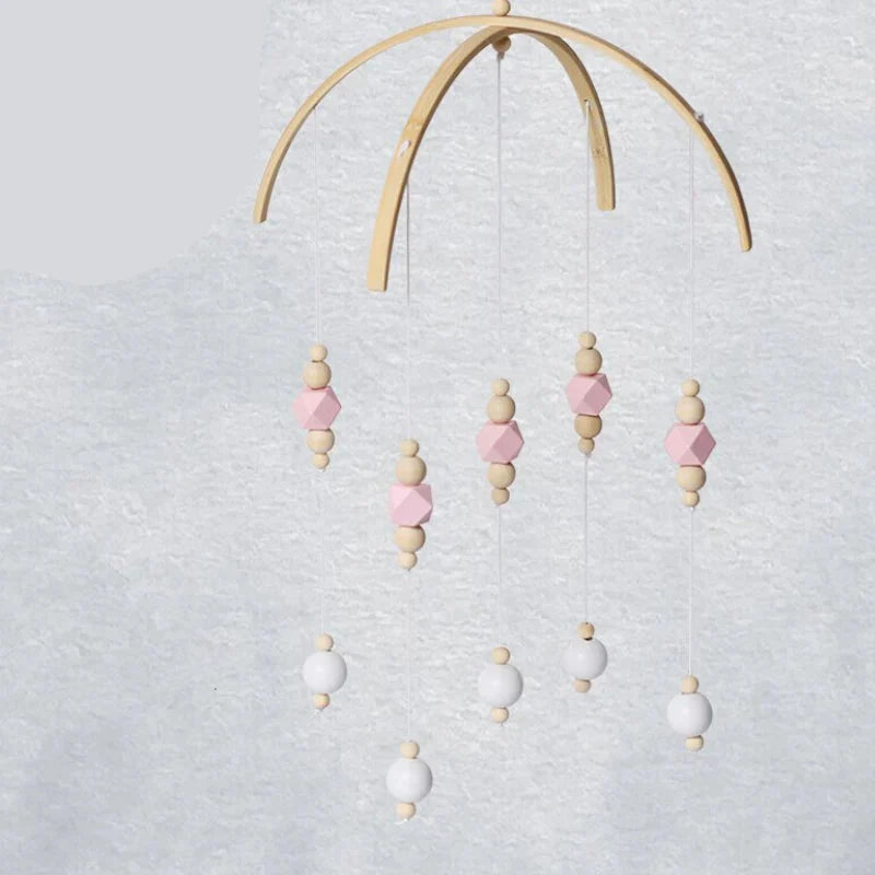 Frendorf | Boxmobile – Buchenholz Baby-Mobile mit modernen Holzperlen