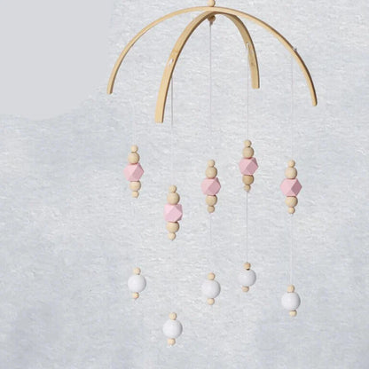 Frendorf | Boxmobile – Buchenholz Baby-Mobile mit modernen Holzperlen