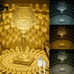 Kristalltischlampe