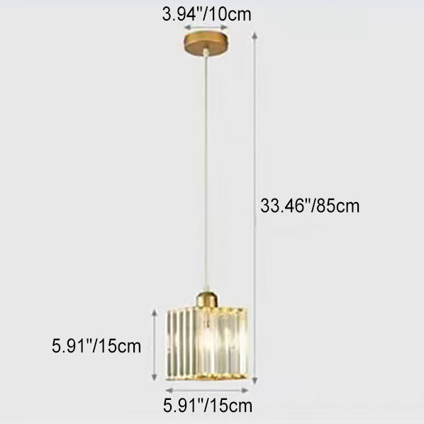 Frendorf | LumoraNova Kristall-Pendelleuchte | Moderner Luxus | LED Deckenleuchte für Schlafzimmer und Wohnbereich