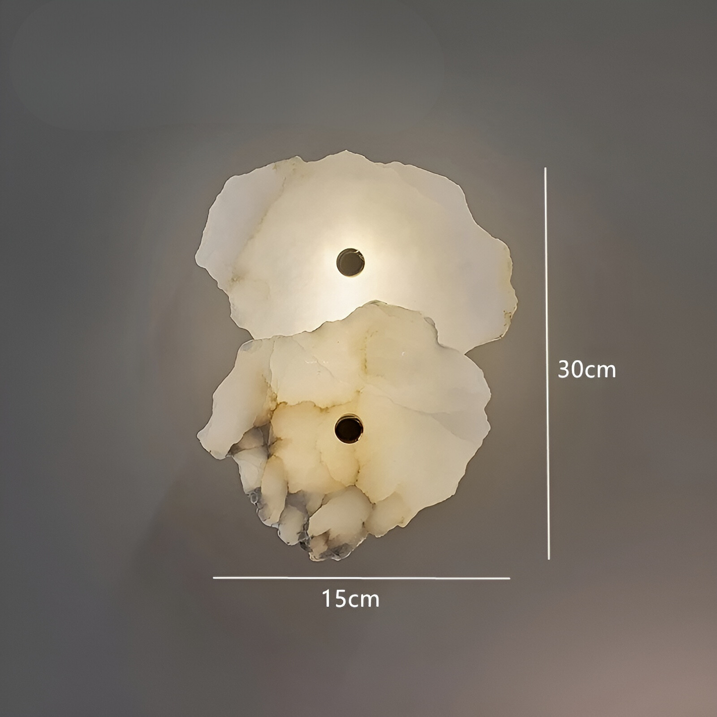 Frendorf | MarmorGlow - Luxuriöse LED-Wandleuchte aus Marmor