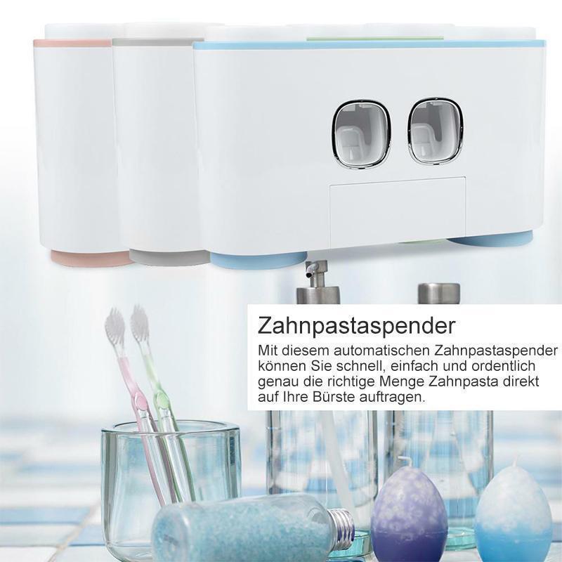 Frendorf | Automatischer Zahnbürstenhalter und Zahnpastaspender Set