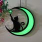 Frendorf | Mond schwarze Katze Dekorationen