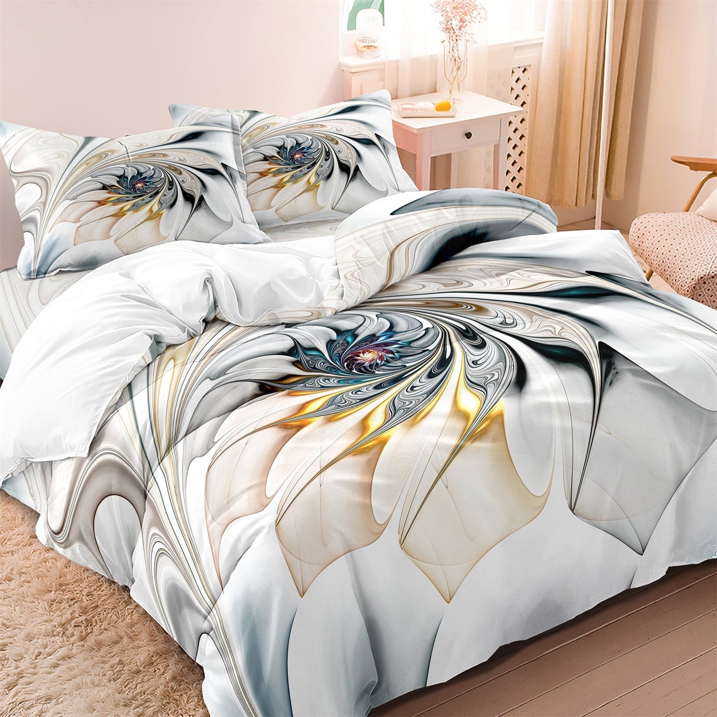 Luxe Layers - Arty Vivid Dreams Weiches Bettbezug Set